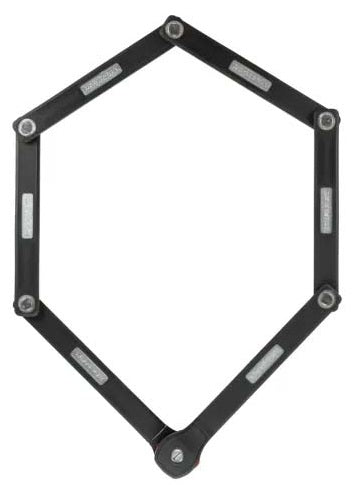 Trelock vouwlsot fs 480 cops x-press air-tag 100cm - zwart