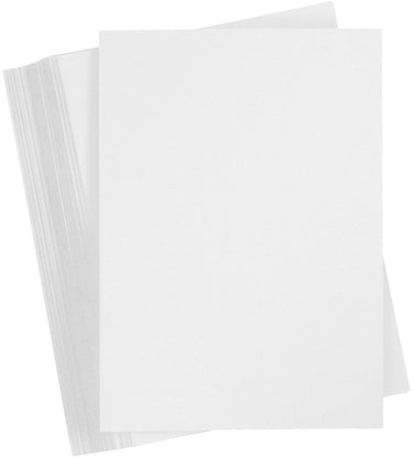 Creativ company decoratie karton, a4 210x297 mm, 250 gr, 100 vellen, gebroken wit