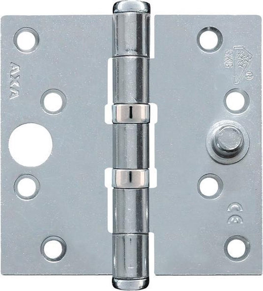 Axa kogellagerscharnier met rechte hoeken en dievenklauw - 89 x 89 mm