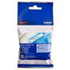 Brother labeltape m-k521bz zwart op blauw