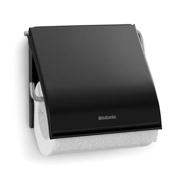 Brabantia toiletrolhouder zwart 12,3x1,7x13,2cm