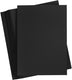 Creativ company karton - hobbykarton - zwart - diy - knutselen - kaarten maken - a5 - 14,8x21cm - 200 grams - creotime - 100 vellen