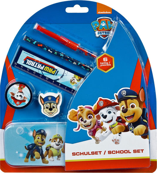 Undercover schoolset paw patrol, 6dlg.