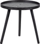 Woood mesa bijzettafel m - hout - zwart - 45x45x45