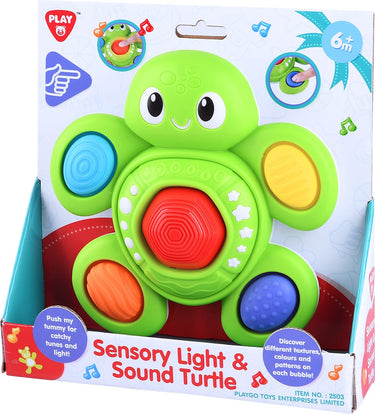 Playgo baby sensorische schildpad met licht en geluid