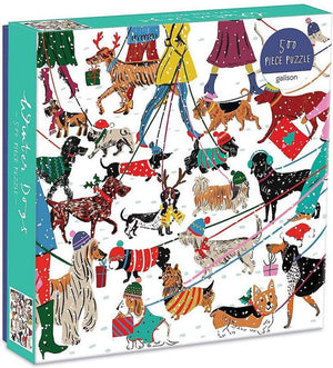 Winter dogs 500pc puzzle