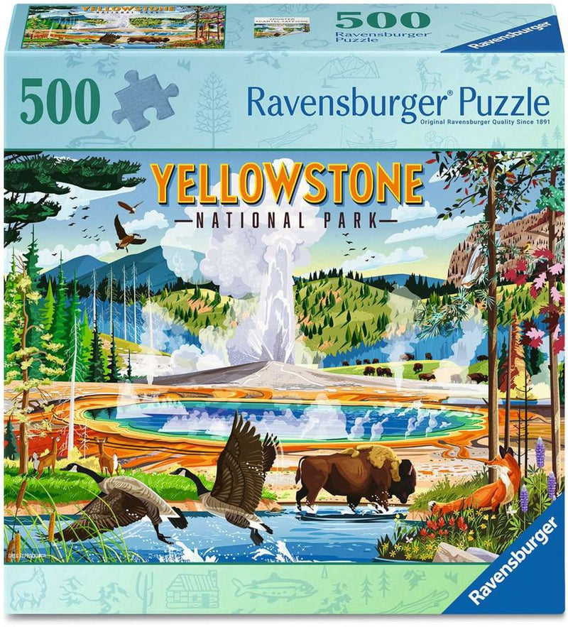 Chargez l'image dans la visionneuse de la galerie, Ravensburger – yellowstone national park – legpuzzel – 500 stukjes
