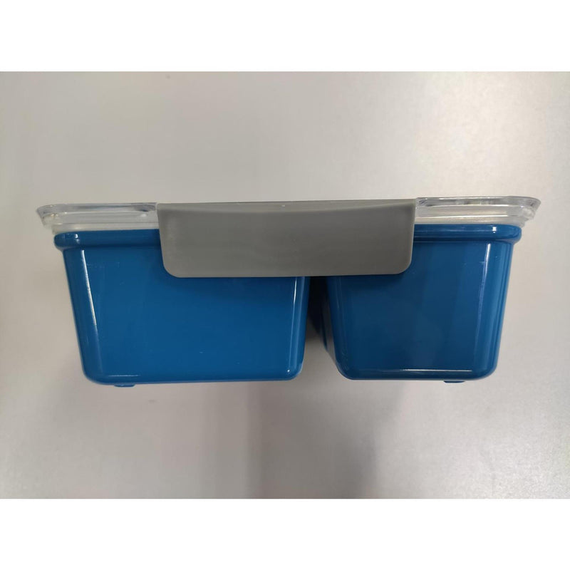Load image into Gallery viewer, Lunchbox kunststof met vork 20x15x7cm
