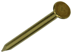 Mack 1017165 - nagel platte kop messing 20 gr2,0 x 30 mm | 10 stuks