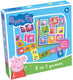 Tactic peppa pig 3-in-1 spellenverzameling – kaartspel – lotto – domino – memo – kinderspel vanaf 4 jaar