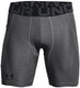 Under armour ua hg armour shorts-gry heren sportbroek - carbon heather - zwart
