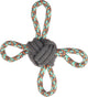 Flamingo riva multiring - speelgoed honden - hs katoen riva multiring+bal groen 25cm - 1st - 135173 - 1st