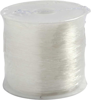 Creativ company elastisch nylon draad, 0,5 mm 10 m