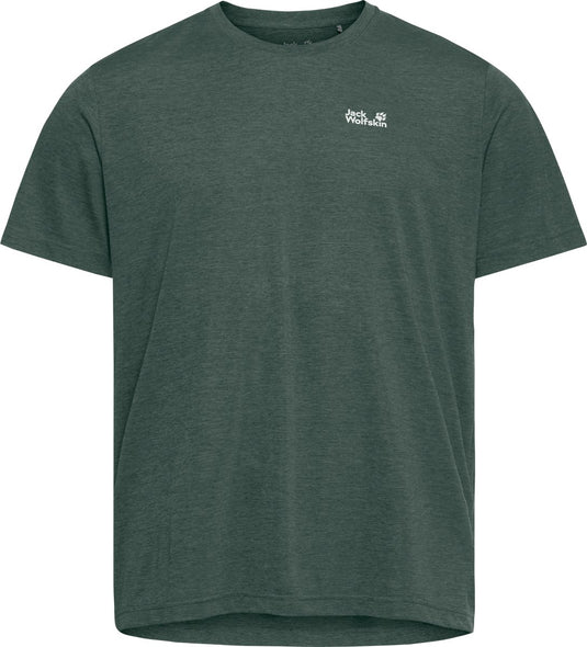 Jack wolfskin wildtrail t m heren outdoorshirt-sago palm