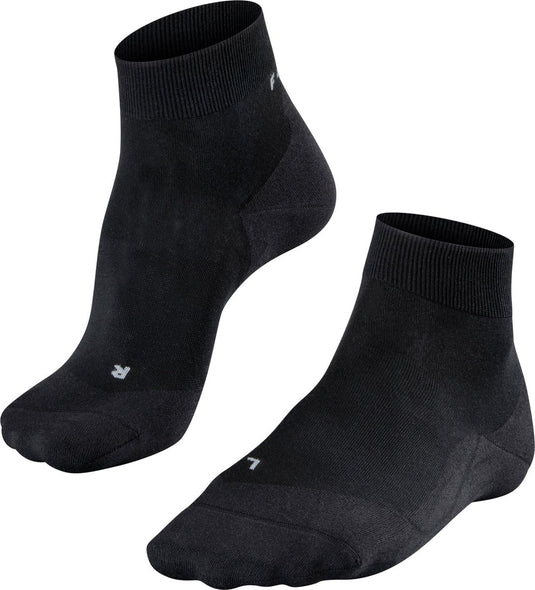 Falke ru4 light short anti-blaar lyocell functioneel materiaal hardloopsokken heren zwart - maat 42-43