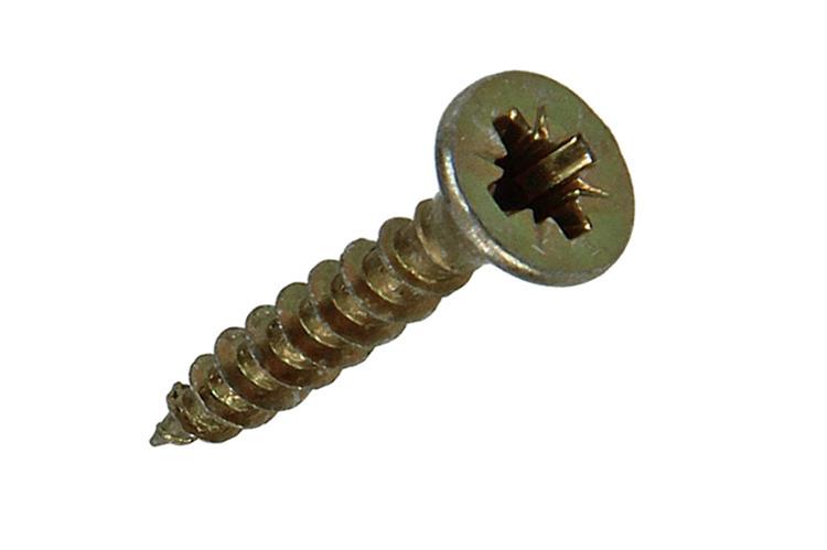 Afbeelding laden in galerijviewer, Mack 1017223 - spaanplaatschroef vz kop geelverz.35 st 3,5 x 20 mm | 10 stuks

