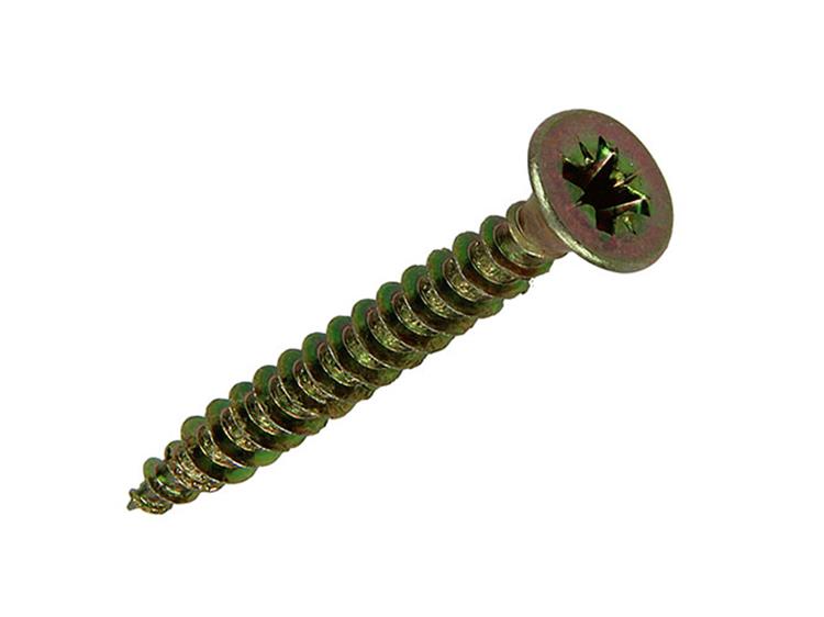 Afbeelding laden in galerijviewer, Mack 1017245 - spaanplaatschroef vz kop geelverz.15 st 4,5 x 40 mm | 10 stuks
