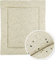 Meyco baby rib mini spot boxkleed - sand melange - 80x100cm