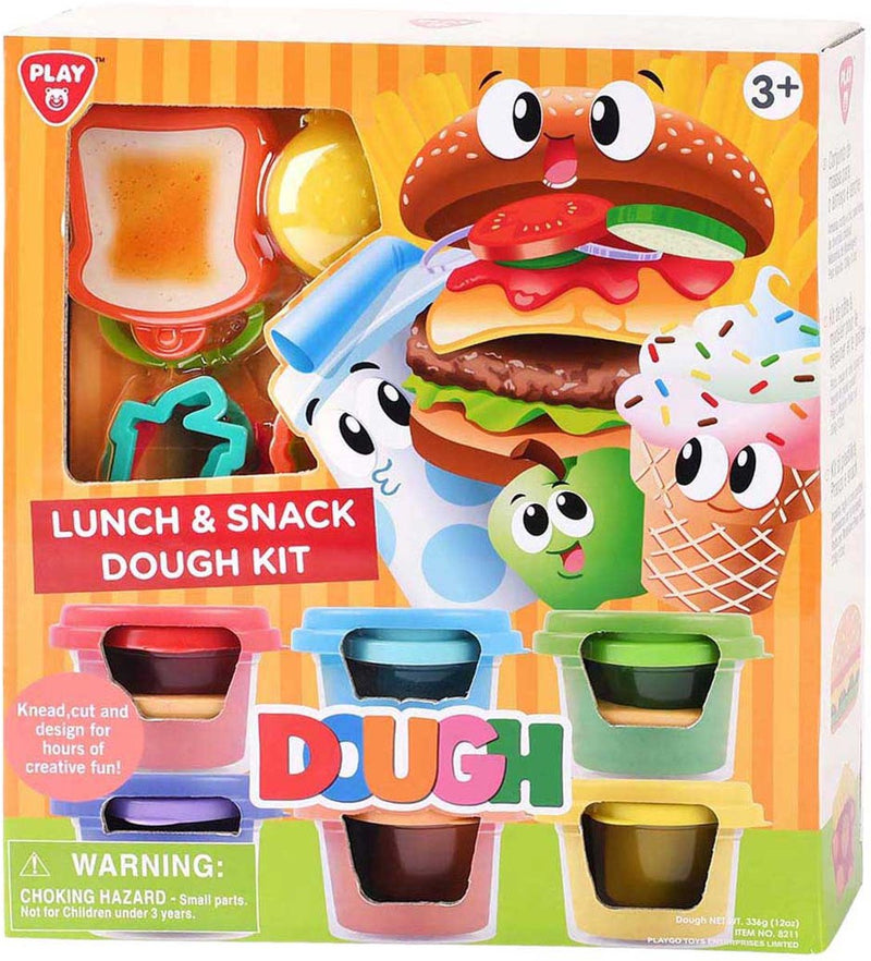 Afbeelding laden in galerijviewer, Playgo klei speelset lunch en snoep - 6 potjes kleurrijke klei.
