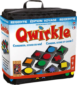 999games 999 games - qwirkle - reiseditie - bordspel - sinds 2007 meer dan 15 spellenprijzen gewonnen - familiespel - gezelschapsspel - educatief spel - klein cadeautje - spelregels in nl en fr