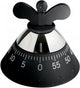 Alessi kitchen timer - kookwekker - zwart