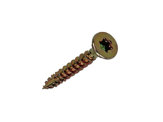 Mack 1017287 - spaanplschr.vzkop-zelfb. geelverz .32 st 3,5 x 25 mm | 10 stuks