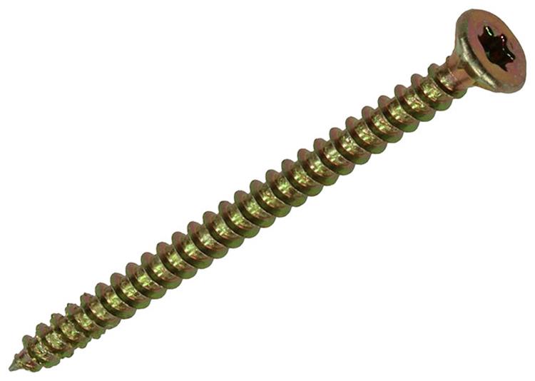 Afbeelding laden in galerijviewer, Mack 1017291 - spaanplschr.vzkop-zelfb. geelverz. 14 st 3,5 x 50 mm | 10 stuks
