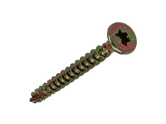 Mack 1017296 - spaanplschr.vzkop-zelfb. geelverz. 20 st 4,0 x 35 mm | 10 stuks