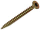 Mack 1017298 - spaanplschr.vzkop-zelfb. geelverz. 16 st 4,0 x 45 mm | 10 stuks