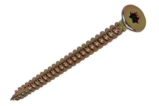 Mack 1017308 - spaanplschr.vzkop-zelfb. geelverz.10 st 4,5 x 60 mm | 10 stuks