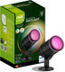 Calex smart outdoor led buitenlamp - slimme grondspot - rgb en warm wit licht - 4w - zwart