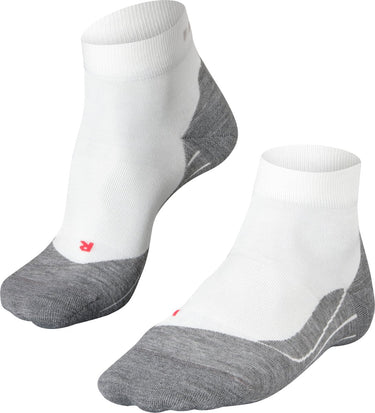 Falke ru4 short anti-blaar katoen functioneel materiaal hardloopsokken heren wit - maat 46-48