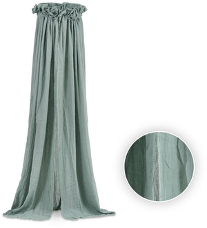 Jollein - baby sluier vintage (ash green) - baby sluier, hemeltje - 155cm