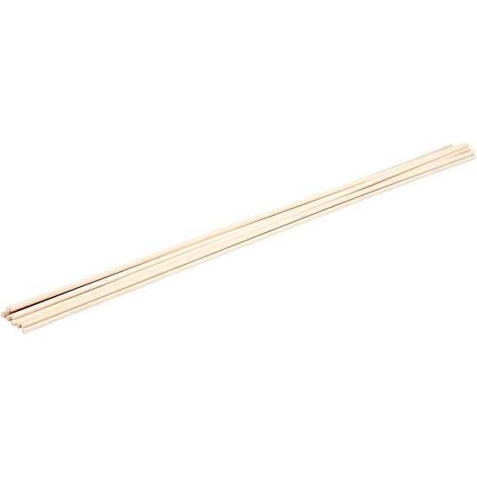 Bloemstokken, l: 60 cm, d 6 mm, 10 stuk 1 doos