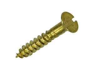Mack 1019646 - houtschroef verzonken kop messing 11st 2,5 x 16 mm | 10 stuks