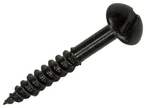 Mack 1017385 - houtschroef bolkop zwart verzinkt 10 st 4,0 x 30 mm | 10 stuks