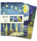 Flame tree midi notebook collections- vincent van gogh set of 3 midi notebooks