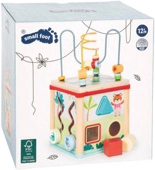 Small foot - houten motoriekkubus fsc jungle friends
