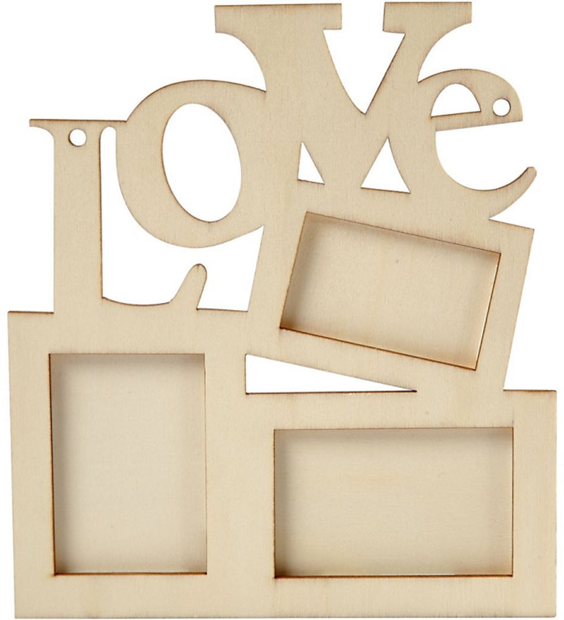 Afbeelding laden in galerijviewer, Creativ company fotolijst love hout
