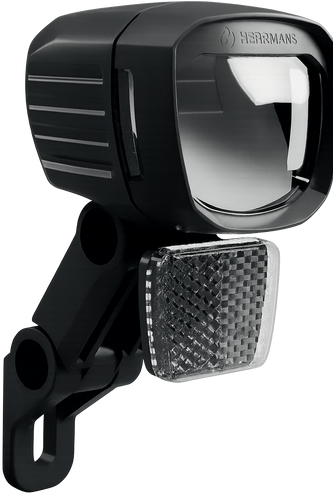 Herrmans koplamp nordic mr9 dynamo 180 lumen - zwart