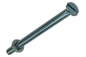 Mack 1017496 - metaalschroef verz. kop + moer verz. 9 st m4 x 50 mm | 10 stuks