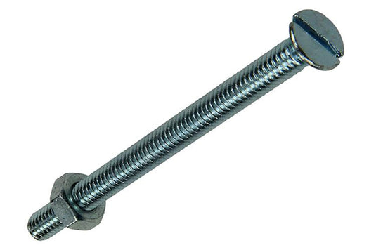 Mack 1017496 - metaalschroef verz. kop + moer verz. 9 st m4 x 50 mm | 10 stuks