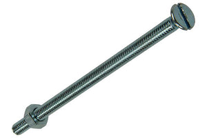 Mack 1017498 - metaalschroef verz. kop + moer verz. 4 st m4 x 70 mm | 10 stuks