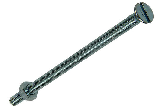 Mack 1017498 - metaalschroef verz. kop + moer verz. 4 st m4 x 70 mm | 10 stuks
