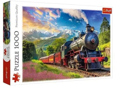 Trefl puzzel treinreis - 1000 stukjes - educatief karton speelgoed.