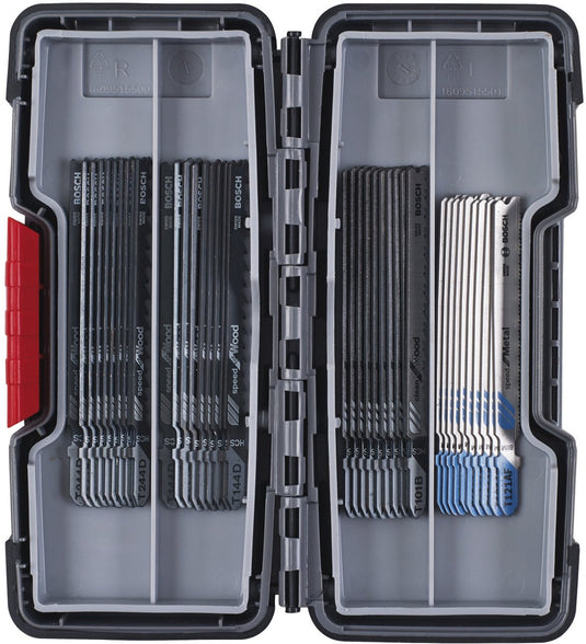 Bosch accessoires set zaagbladen decoupeer 40pc toughbox w
