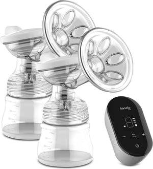 Lionelo twee go - borstkolf - 9 zuigkrachten - 5 massage niveaus - rijke set accessoires