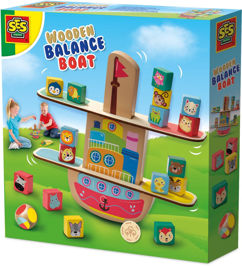 Afbeelding laden in galerijviewer, Ses creative ses houten balans boot
