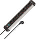 Brennenstuhl premium-alu-line stekkerdoos met schakelaar 8-voudig 3m h05vv-f 3g1,5