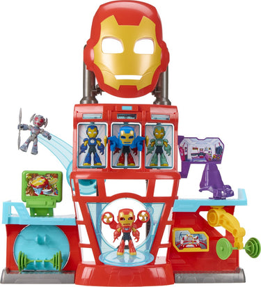 Spidey and his amazing friends marvel iron man and his awesome friends - iron quarters - speelset